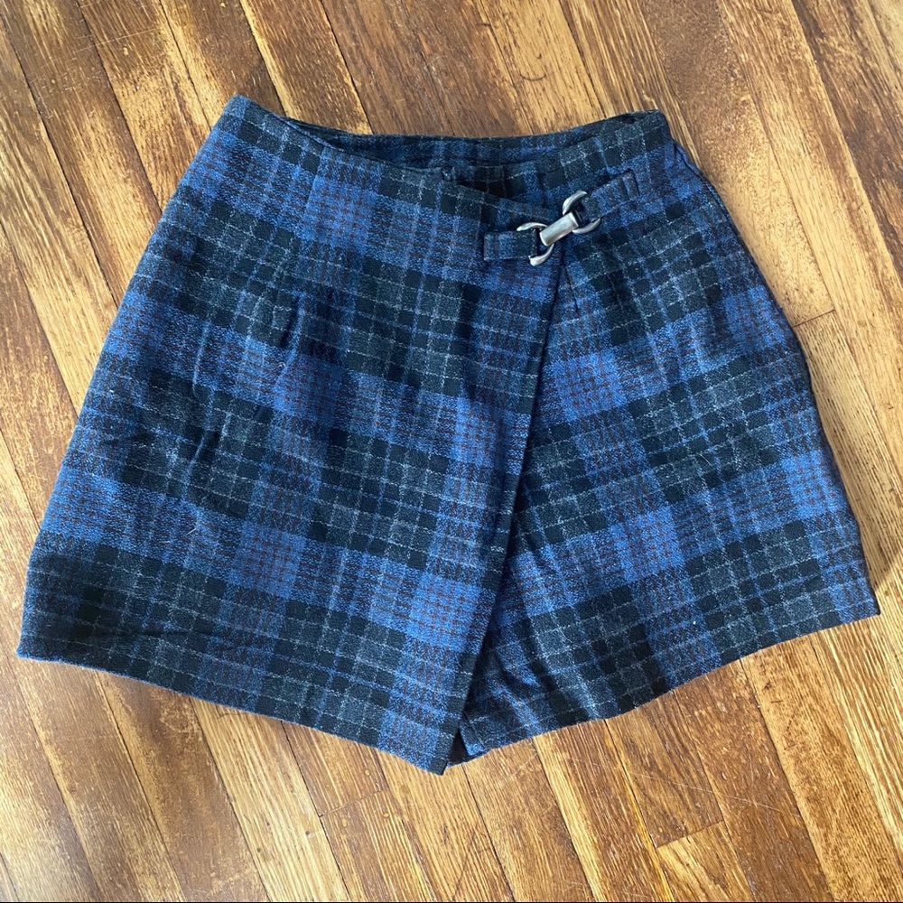 Plaid Skort